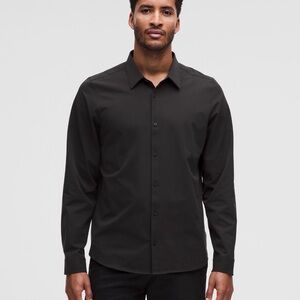 lululemon athletica Men's New Venture Button Down Shirt Black